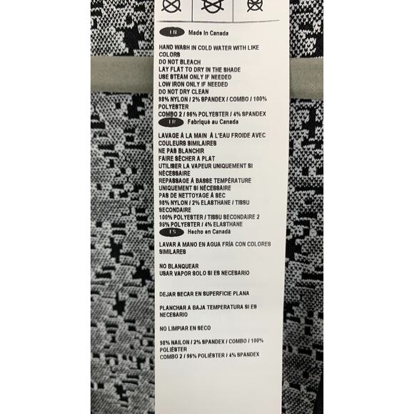 Joseph Ribkoff Womens Black Open Front Cardigan Sweater Sleeve Size 12 White - Picture 9 of 9